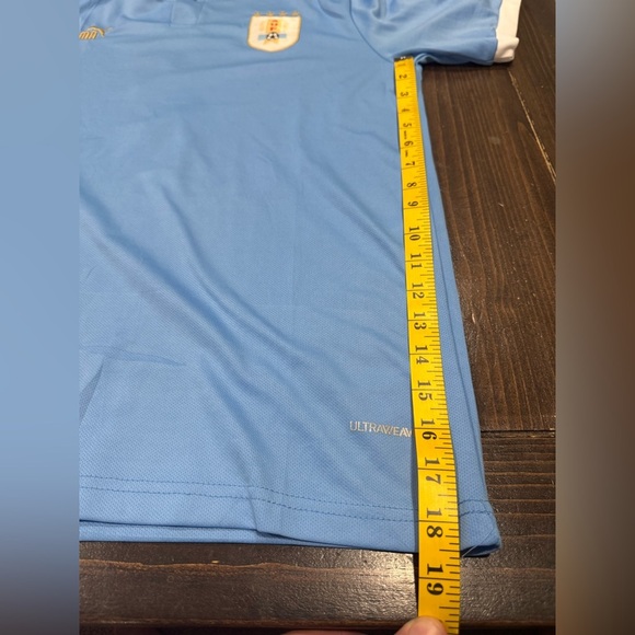 Puma Uruguay Men's Home 22-23 Football Soccer Jersey - Picture 9 of 10